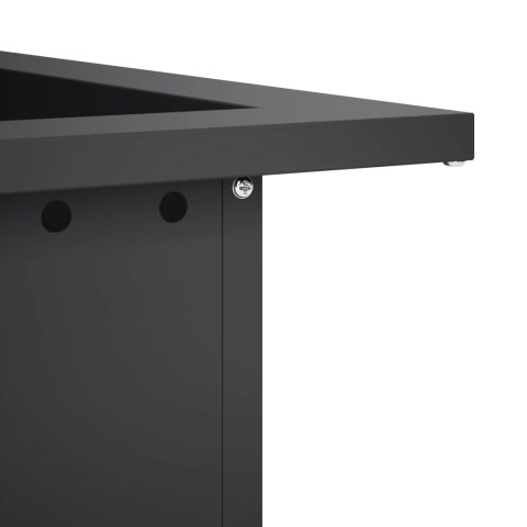 PIERŚCIEŃ DO OGNISKA CZARNY 60 X 60 X 25 CM STAL
