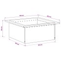 PIERŚCIEŃ DO OGNISKA CZARNY 60 X 60 X 25 CM STAL