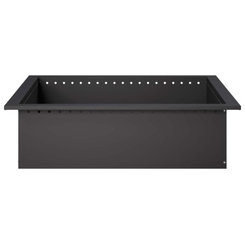 PIERŚCIEŃ DO OGNISKA CZARNY 80 X 80 X 25 CM STAL