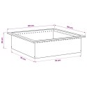 PIERŚCIEŃ DO OGNISKA CZARNY 80 X 80 X 25 CM STAL