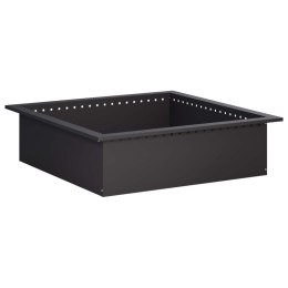 PIERŚCIEŃ DO OGNISKA CZARNY 90 X 90 X 25 CM STAL