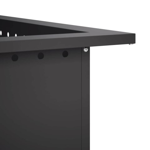 PIERŚCIEŃ DO OGNISKA CZARNY 90 X 90 X 25 CM STAL