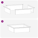 PIERŚCIEŃ DO OGNISKA CZARNY 90 X 90 X 25 CM STAL