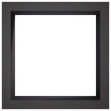 VidaXL Pierścień do ogniska Czarny 90 x 90 x 25 cm Stal