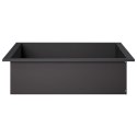 VidaXL Pierścień do ogniska Czarny 90 x 90 x 25 cm Stal