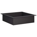 PIERŚCIEŃ DO OGNISKA CZARNY 90 X 90 X 25 CM STAL