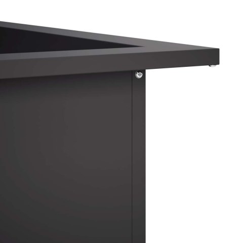 PIERŚCIEŃ DO OGNISKA CZARNY 90 X 90 X 25 CM STAL