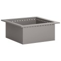 VidaXL Pierścień do ogniska Rdzawy 60 x 60 x 25 cm Stal kortenowska