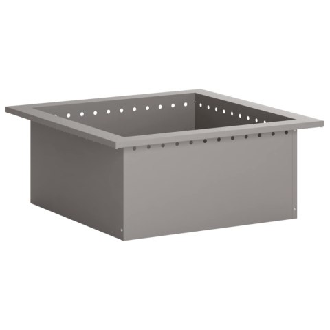 VidaXL Pierścień do ogniska Rdzawy 60 x 60 x 25 cm Stal kortenowska