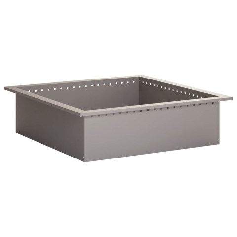 VidaXL Pierścień do ogniska Rdzawy 90 x 90 x 25 cm Stal kortenowska