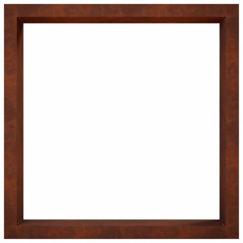 VidaXL Pierścień do ogniska Rdzawy 90 x 90 x 25 cm Stal kortenowska
