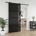 DRZWI PRZESUWNE 102.5 X 205 CM SZKŁO HARTOWANE I ALUMINIUM