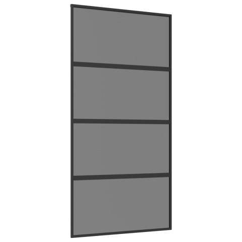 DRZWI PRZESUWNE 102.5 X 205 CM SZKŁO HARTOWANE I ALUMINIUM