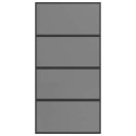 DRZWI PRZESUWNE 102.5 X 205 CM SZKŁO HARTOWANE I ALUMINIUM