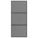 DRZWI PRZESUWNE 90 X 205 CM SZKŁO HARTOWANE I ALUMINIUM