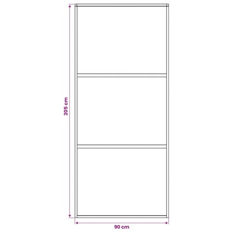 DRZWI PRZESUWNE 90 X 205 CM SZKŁO HARTOWANE I ALUMINIUM