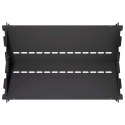 KOMINEK CZARNY 60 X 40 X 20 CM STAL