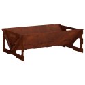 VidaXL Kominek Rdzawy 60 x 40 x 20 cm Stal kortenowska
