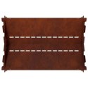 VidaXL Kominek Rdzawy 60 x 40 x 20 cm Stal kortenowska