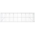 VidaXL Kurnik przy ścianie srebrny 600 x 150 x 215 cm Stal ocynkowana