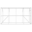 VidaXL Kurnik przy ścianie srebrny 600 x 150 x 215 cm Stal ocynkowana