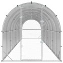 VidaXL Kurnik srebrny 1000 x 200 x 200 cm Stal ocynkowana