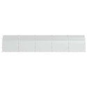 VidaXL Kurnik srebrny 1000 x 200 x 200 cm Stal ocynkowana