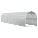 VidaXL Kurnik srebrny 1000 x 200 x 200 cm Stal ocynkowana