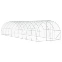 VidaXL Kurnik srebrny 1000 x 300 x 200 cm Stal ocynkowana
