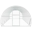 VidaXL Kurnik srebrny 1000 x 300 x 200 cm Stal ocynkowana