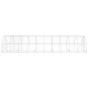 VidaXL Kurnik srebrny 1000 x 300 x 200 cm Stal ocynkowana