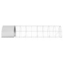 VidaXL Kurnik srebrny 1000 x 300 x 200 cm Stal ocynkowana