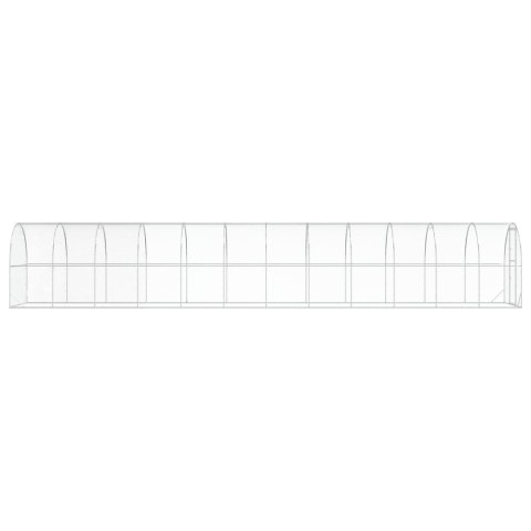 VidaXL Kurnik srebrny 1200 x 200 x 200 cm Stal ocynkowana
