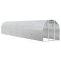 VidaXL Kurnik srebrny 1200 x 200 x 200 cm Stal ocynkowana