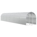 VidaXL Kurnik srebrny 1200 x 200 x 200 cm Stal ocynkowana