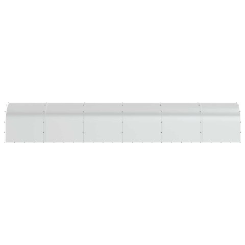 VidaXL Kurnik srebrny 1200 x 200 x 200 cm Stal ocynkowana