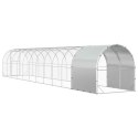 VidaXL Kurnik srebrny 1200 x 200 x 200 cm Stal ocynkowana