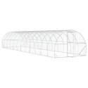 VidaXL Kurnik srebrny 1200 x 300 x 200 cm Stal ocynkowana