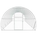 VidaXL Kurnik srebrny 1200 x 300 x 200 cm Stal ocynkowana