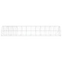 VidaXL Kurnik srebrny 1200 x 300 x 200 cm Stal ocynkowana