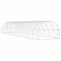VidaXL Kurnik srebrny 1200 x 300 x 200 cm Stal ocynkowana