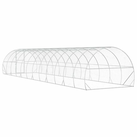 VidaXL Kurnik srebrny 1200 x 300 x 200 cm Stal ocynkowana