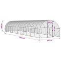 VidaXL Kurnik srebrny 1200 x 300 x 200 cm Stal ocynkowana