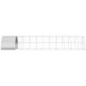 VidaXL Kurnik srebrny 1200 x 300 x 200 cm Stal ocynkowana