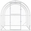 VidaXL Kurnik srebrny 200 x 200 x 200 cm Stal ocynkowana