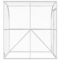 VidaXL Kurnik srebrny 200 x 200 x 215 cm Stal ocynkowana