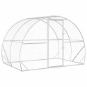 VidaXL Kurnik srebrny 200 x 300 x 200 cm Stal ocynkowana