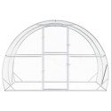 VidaXL Kurnik srebrny 200 x 300 x 200 cm Stal ocynkowana