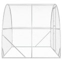 VidaXL Kurnik srebrny 200 x 300 x 200 cm Stal ocynkowana