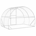 VidaXL Kurnik srebrny 200 x 300 x 200 cm Stal ocynkowana